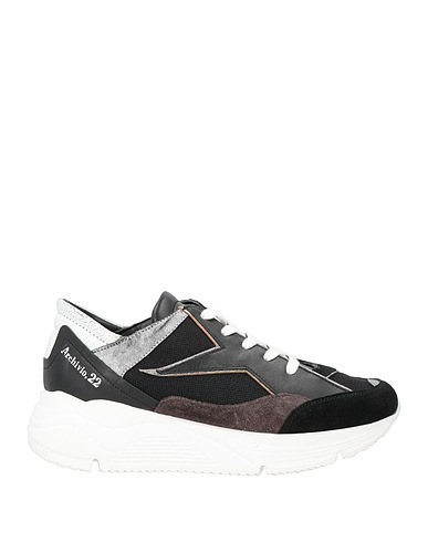 ARCHIVIO,22 Sneakers Black Leather