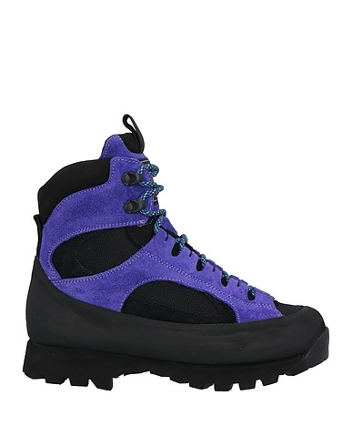 DIEMME Ankle boot Black Leather, Textile fibers, Rubber
