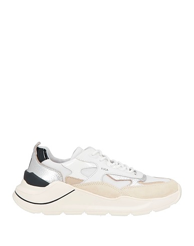 D.A.T.E. Sneakers White Leather, Textile fibres