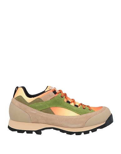 DIEMME Sneakers Orange Leather, Textile fibres