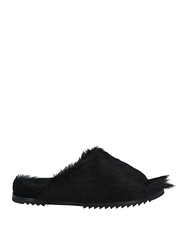 RICK OWENS Πέδιλο Μαύρο Δέρμα