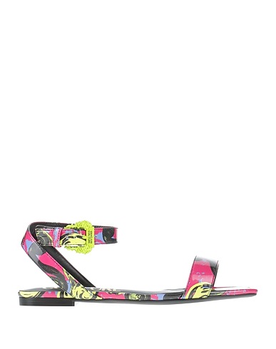 VERSACE JEANS COUTURE Sandals Fuchsia Textile fibres