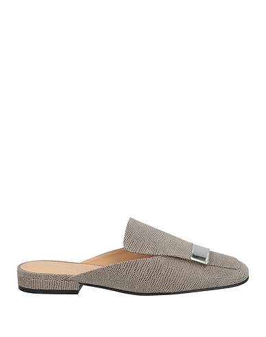 SERGIO ROSSI Mules and clogs Grey Leather