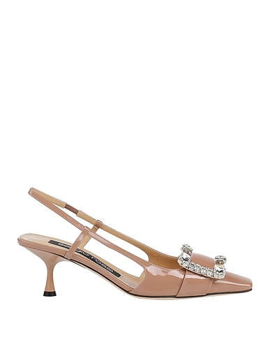 SERGIO ROSSI Pump Blush Leather