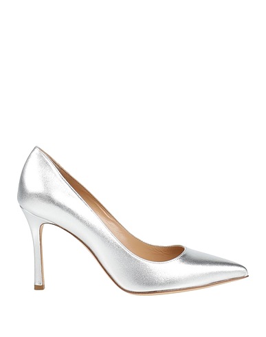 SERGIO ROSSI Court Silver Leather