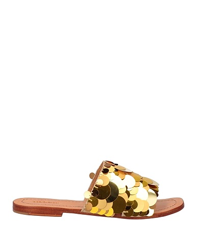MALÌPARMI Sandals Platinum Textile fibres