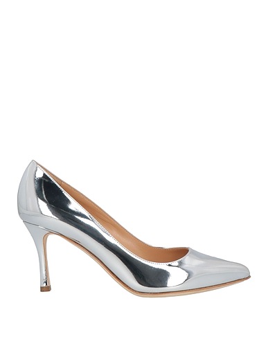 SERGIO ROSSI Pump Silver Leather