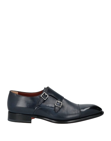 SANTONI Mokassins Marineblau Leder