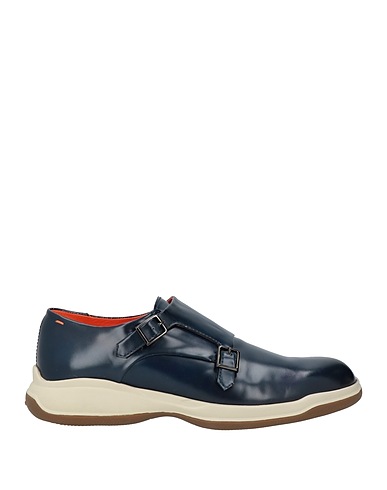 SANTONI Loafers Midnight blue Leather