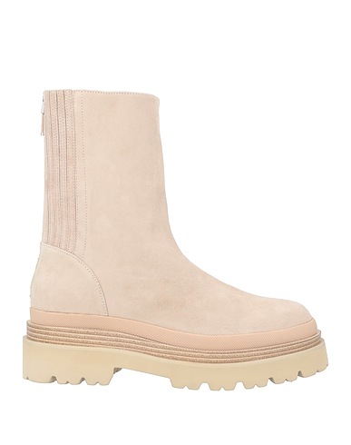 LOLA CRUZ Ankle boot Light grey Leather