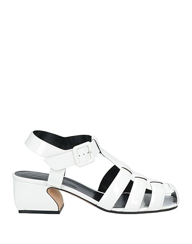 SERGIO ROSSI Sandals White Leather