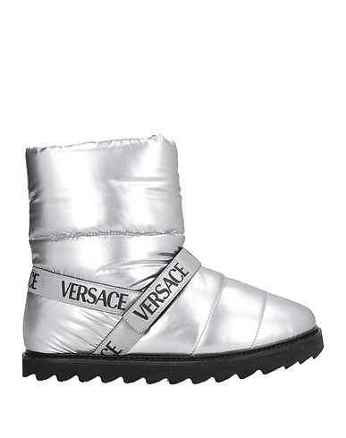 VERSACE YOUNG Stivaletti Argento Fibre tessili