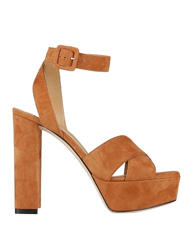SERGIO ROSSI Sandals Camel Leather