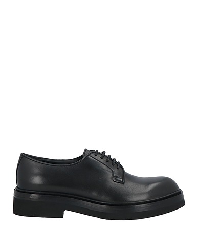 SANTONI Zapato de cordones Negro Cuero