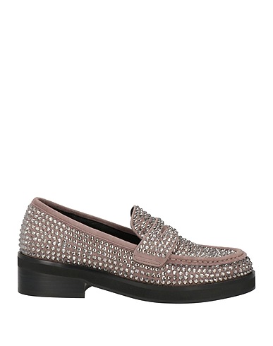 BIBI LOU Mocassins Gris taupe Cuir
