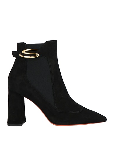 SANTONI Ankle boot Black Leather