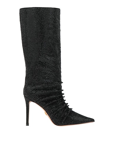 LOLA CRUZ Boots Black Textile fibers