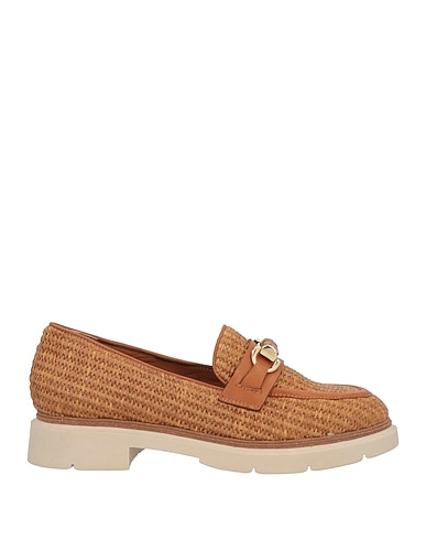 ISLO ISABELLA LORUSSO Loafers Natural raffia, Leather
