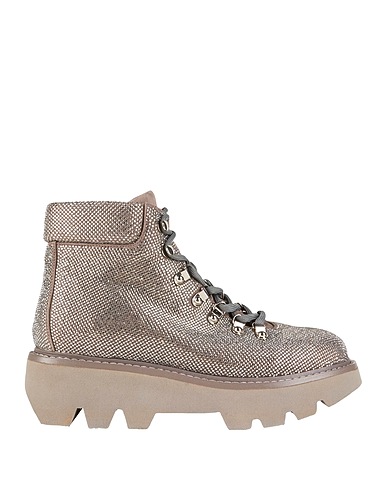 LOLA CRUZ Stivaletti Khaki Pelle