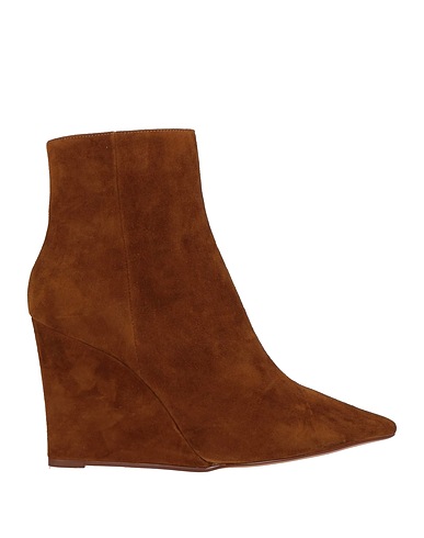 LOLA CRUZ Ankle boot Brown Leather