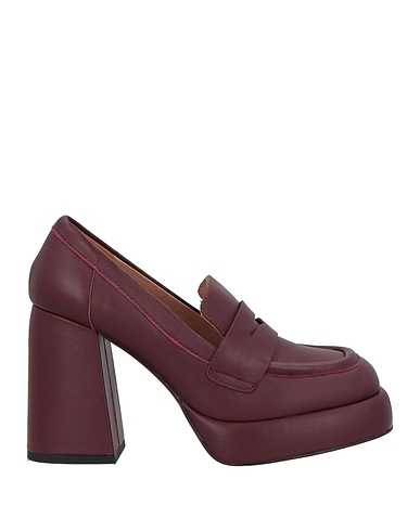 BIBI LOU Loafers Burgundy Leather