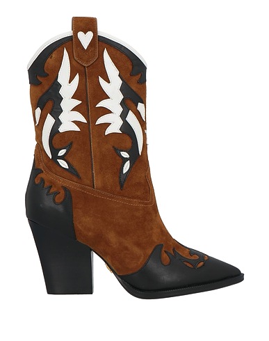 LOLA CRUZ Ankle boot Brown Leather