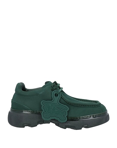 BURBERRY PRORSUM Laced shoes Deep teal Leather