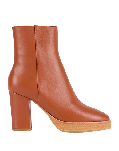 LOLA CRUZ Ankle boot Tan Leather