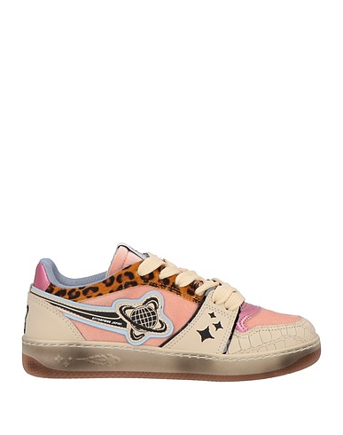 ENTERPRISE JAPAN Sneakers Pink Leather, Textile fibres
