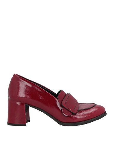 DEL CARLO Loafers Brick red Leather
