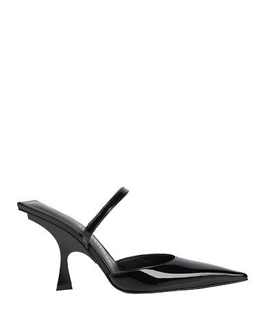 THE ATTICO Mules and clogs Black Textile fibres