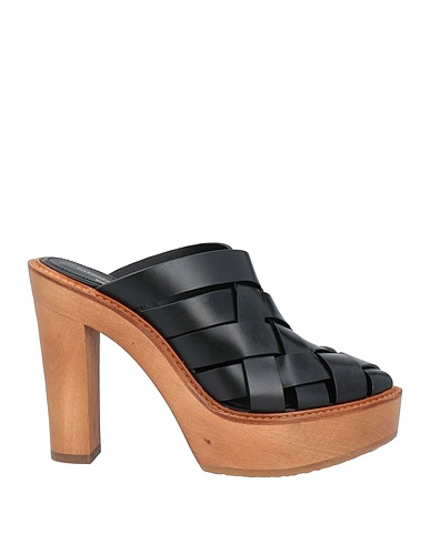 PALOMA BARCELÓ Mules and clogs Black Leather