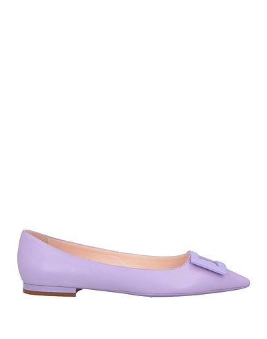 ROGER VIVIER Μπαλαρίνα Λιλά Δέρμα