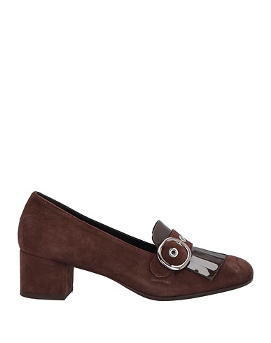 CUOIERIA Loafers Dark brown Leather
