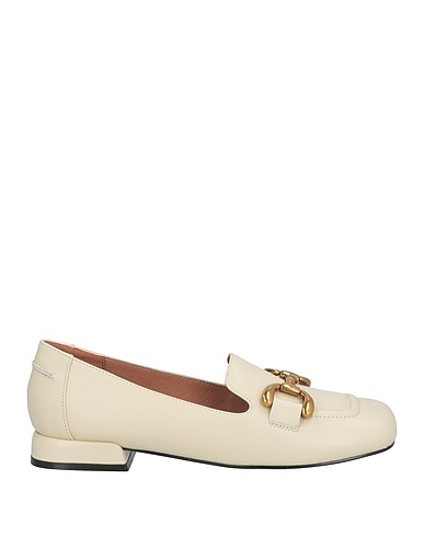 BIBI LOU Loafers Ivory Leather