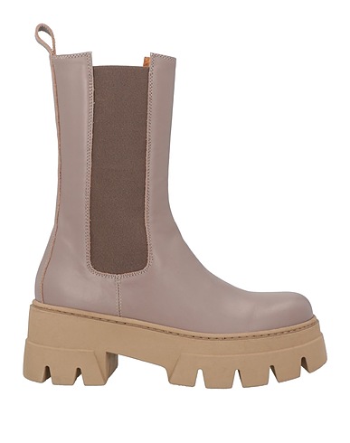 ENNEQUADRO Stiefelette Maulwurfsgrau Leder