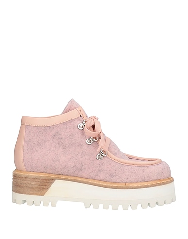 LE SILLA Ankle boot Light pink Leather, Textile fibers