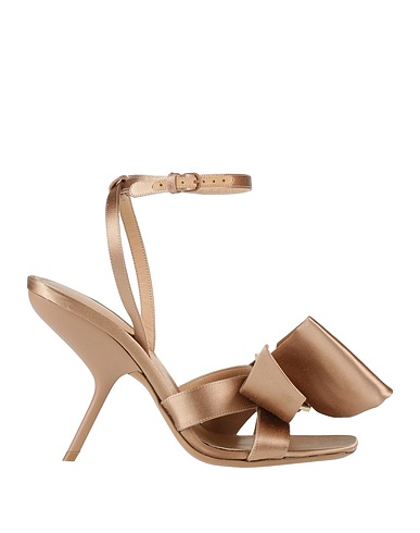 FERRAGAMO Sandals Camel Textile fibers