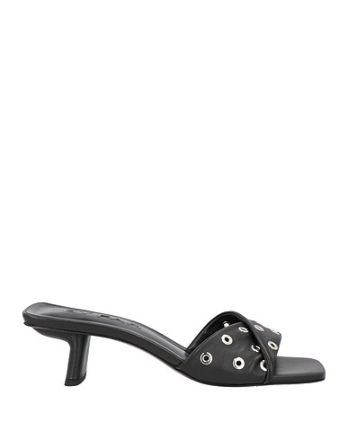 BY FAR Sandals Black Leather