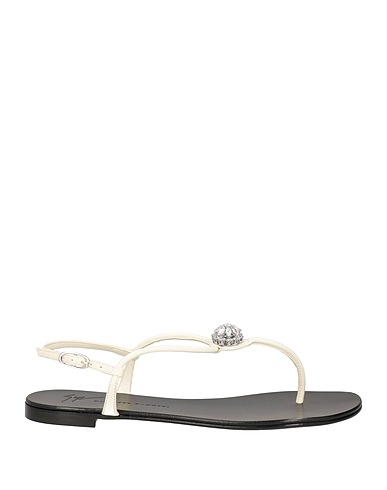 GIUSEPPE ZANOTTI Flip flops White Leather