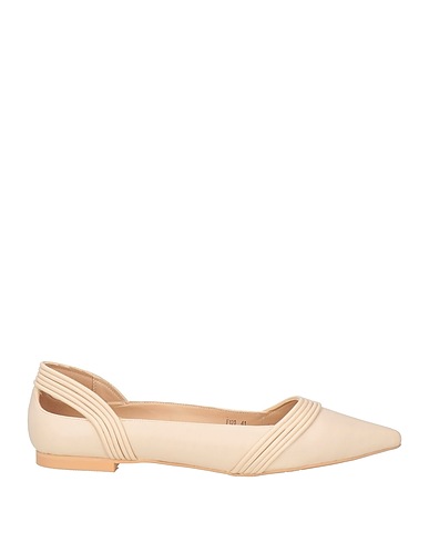 TUA BY BRACCIALINI Ballet flats Beige Textile fibers