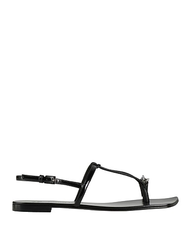 GIUSEPPE ZANOTTI Flip flops Black Leather