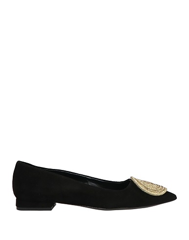 COMPAGNIA ITALIANA Ballet flats Black Leather