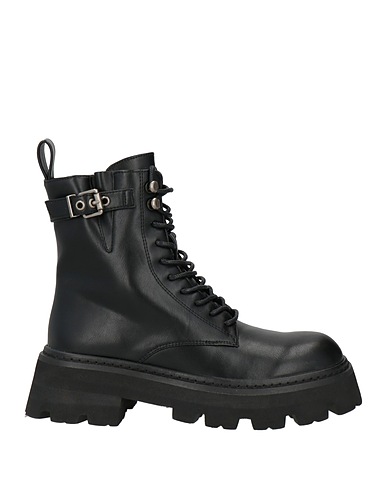 ACTITUDE by TWINSET Ankle boot Black Textile fibres