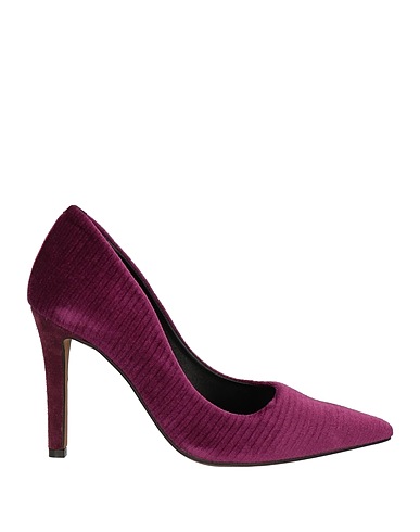 GIULIA NERI Pump Plum Textile fibers