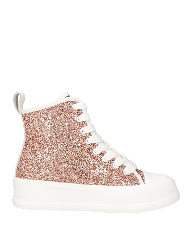 TOSCA BLU Sneakers Brown Leather, Textile fibers