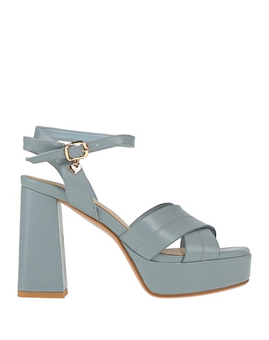 TUA BY BRACCIALINI Sandals Sky blue Textile fibers