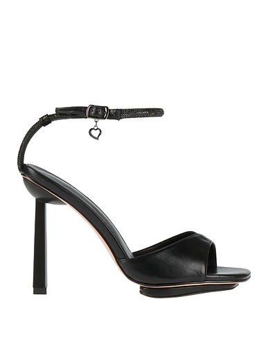 TUA BY BRACCIALINI Sandali Nero Fibre tessili