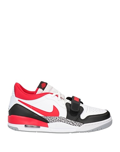 JORDAN Sneakers Weiß Leder, Gummi