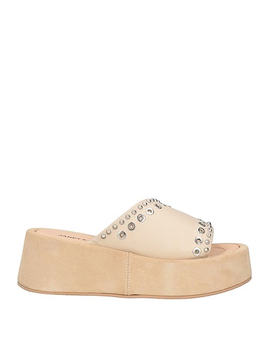 JANET & JANET Sandals Ivory Leather